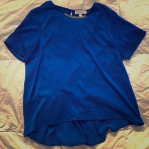 Size 14, Michael Kors, royal blue blouse